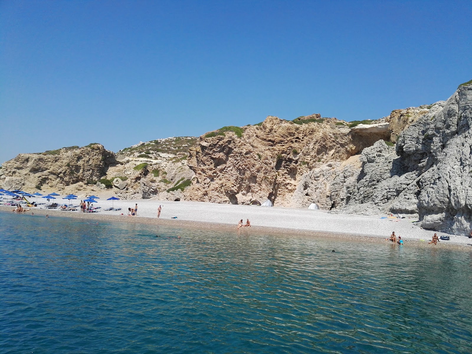 Zdjęcie Plaża Traganou położony w naturalnym obszarze