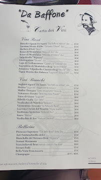 Ristorante da Baffone à Gubbio carte