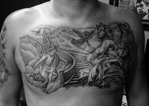 Explore filipino flag tattoo ideas, creative tattoo ideas in Tulia, available at Mister Placasos Tattoo Shop