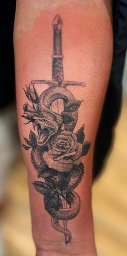 Explore cleopatra tattoo ideas, creative tattoo ideas in Brunswick, available at Brunswick Tattoo Company