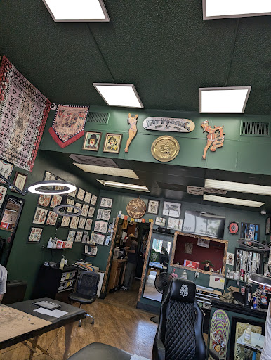 Explore black and grey half sleeve tattoo ideas, creative tattoo ideas in San Diego, available at North Park Tattoo Parlour