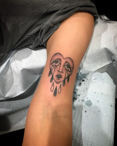 Explore neck tattoos ideas male, creative tattoo ideas in Libertyville, available at Lucky Seven Tattoo
