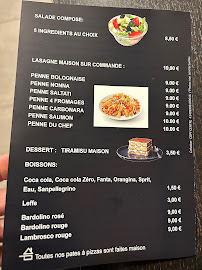 Menu du Pizza Nonna à Villeneuve-d'Ascq