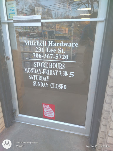 Hardware Store «Mitchell Hardware & Building Supply», reviews and photos, 231 Lee St, Jefferson, GA 30549, USA