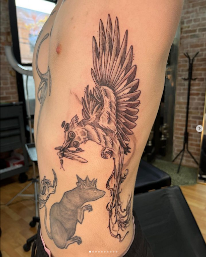 Explore only god can judge me tattoo ideas, creative tattoo ideas in Belgrade, available at The Loyal Sparrow Tattoo and Piercing