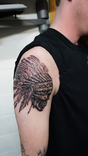 Explore batman and joker tattoo ideas, creative tattoo ideas in Fond Du Lac, available at ...this is permanent LLC