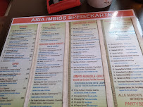 Menu / carte de Asia Imbiss à Überherrn
