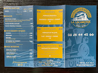 Menu / carte de La Locomotive snack pizzeria à Steenbecque