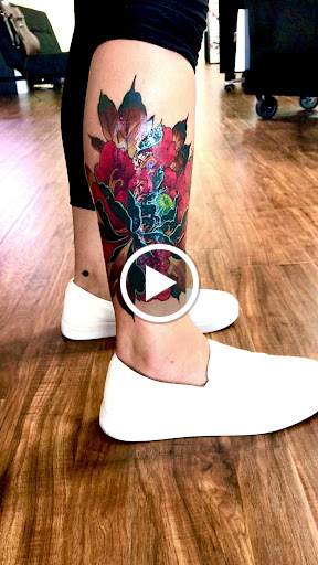 Explore half leg sleeve tattoo ideas for men, creative tattoo ideas in Katy, available at Family Tattoo Studio