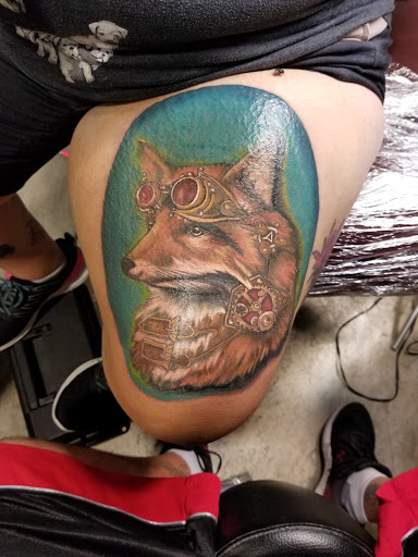 Tattoo Shop «Flesh To Fantasy Tattoo Emporium», reviews and photos, 721 S Main St, Bellefontaine, OH 43311, USA