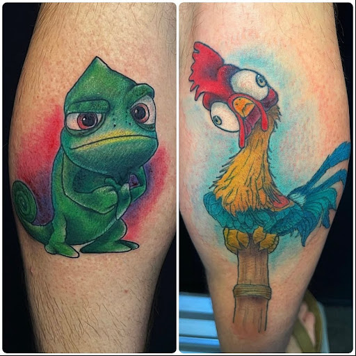 Explore tattoo ideas footprints, creative tattoo ideas in Saint Paul, available at Black Coffin Tattoo