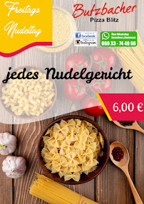 Butzbacher PizzaBlitz à Butzbach menu