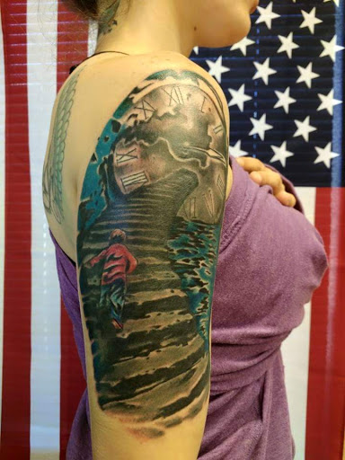 Explore tattoo ideas for sisters designs, creative tattoo ideas in Groves, available at Billet Tattoo Studio