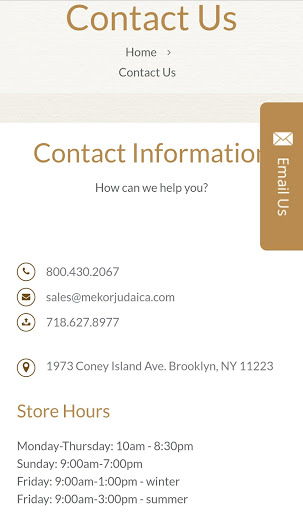 Book Store «Mekor judaica Book Store», reviews and photos, 1973 Coney Island Ave, Brooklyn, NY 11223, USA