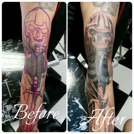 Explore beehive tattoo ideas, creative tattoo ideas in Tucson, available at Tattoo Azteca Inc