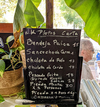 Restaurant colombien El Pueblito à Paris - menu / carte