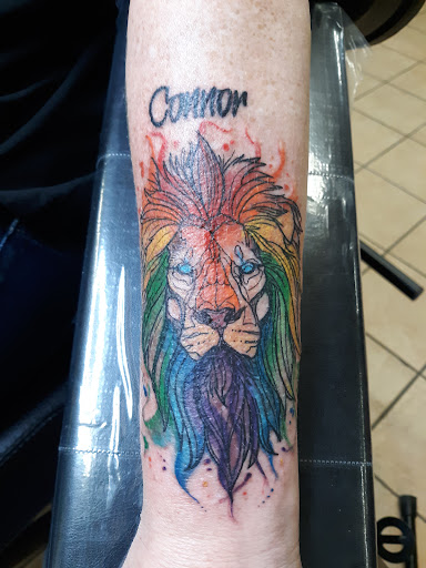 Explore fishing tattoo ideas for females, creative tattoo ideas in Osceola, available at Valley Of The Inkd