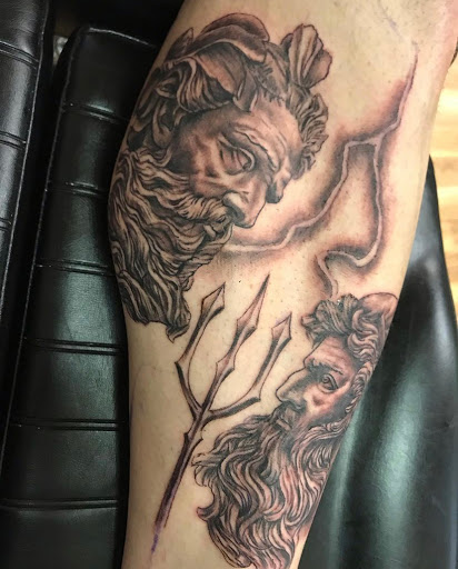 Explore men back tattoos ideas, creative tattoo ideas in Syracuse, available at Cordero Collective Tattoos