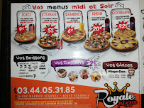 Carte du Royal Pizza à Beauvais