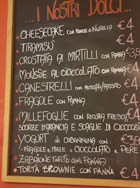 La Moucca à Genoa menu