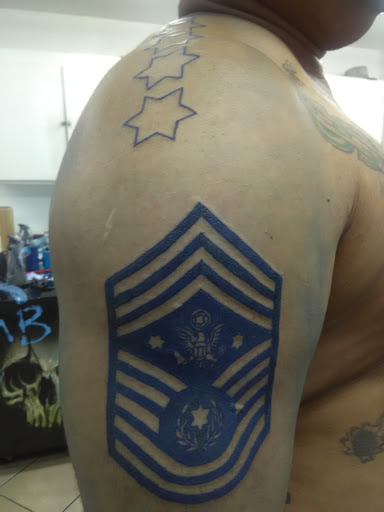 Explore viking sleeve tattoo ideas, creative tattoo ideas in Houston, available at Dagos Tattoos