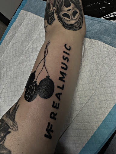 Explore car guy tattoo ideas, creative tattoo ideas in Falls City, available at Studio 1816 Tattoos