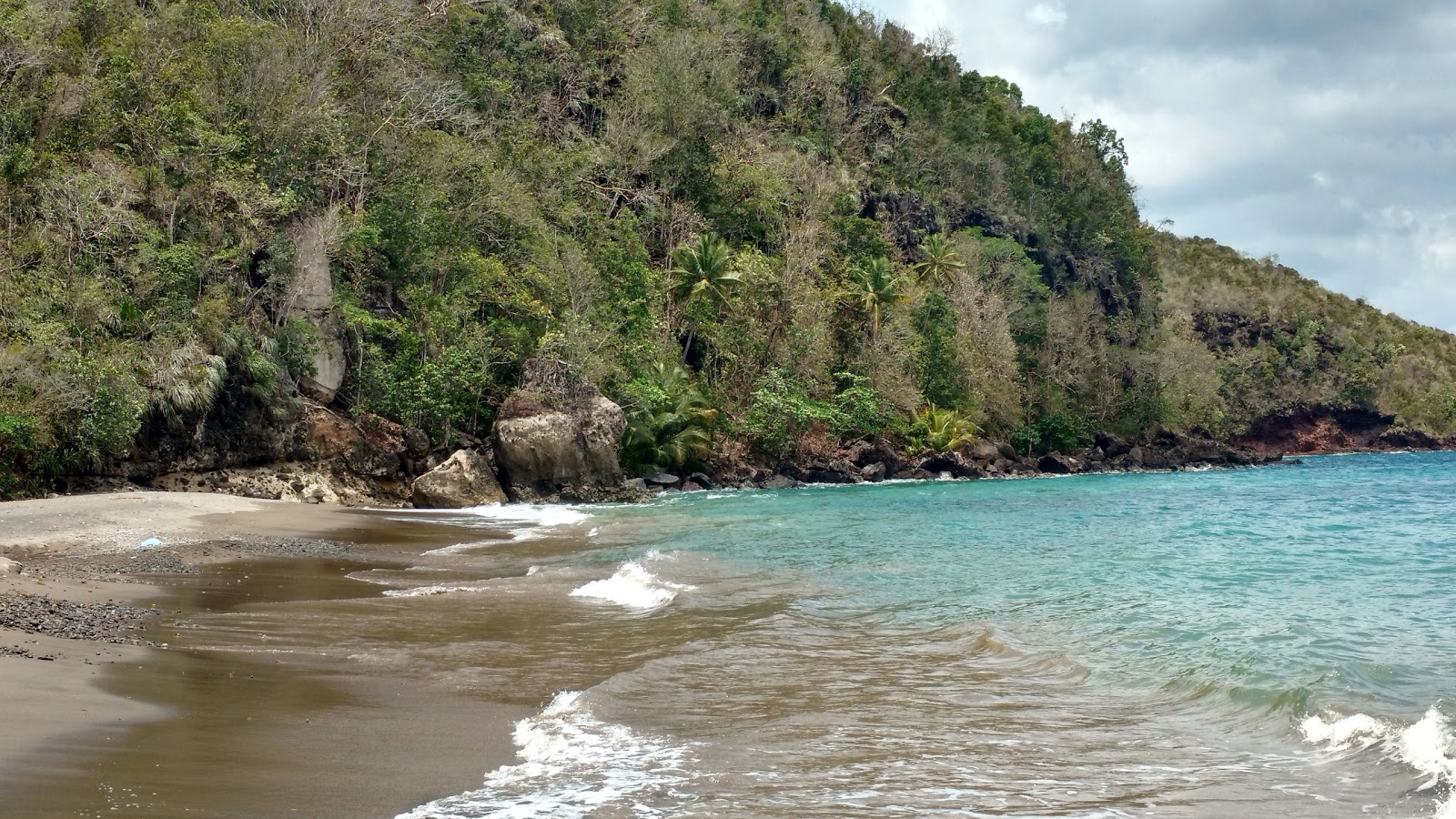 Photo de Anse Galet beach avec l'eau turquoise de surface