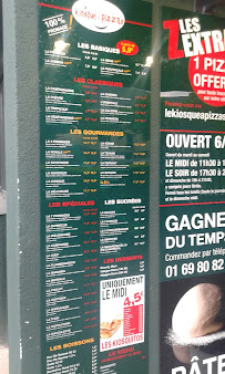 Carte du Kiosque à pizzas à Saint-Michel-sur-Orge