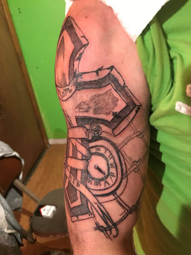 Explore wendigo tattoo ideas, creative tattoo ideas in Paris, available at Twizted Dezignz