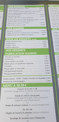 Restaurant du marché à La Brée-les-Bains menu