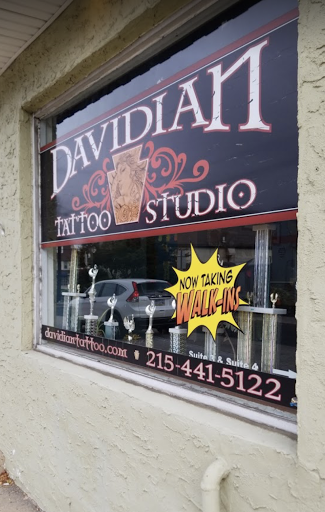 Davidian Tattoo Studio, 13 E Montgomery Ave, Hatboro, PA 19040, USA, 