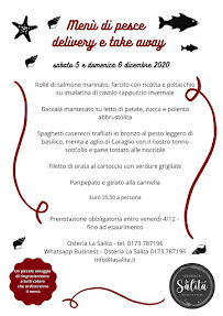 Osteria La Salita Sas di Saffirio Marco & C à Monforte d'Alba menu
