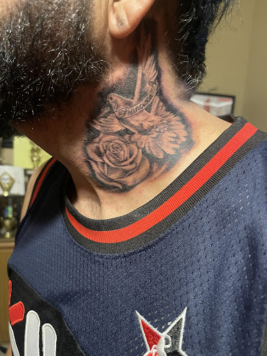 Explore rock tattoo ideas, creative tattoo ideas in Chicago, available at Keepsakes Tattoo Studio LLC