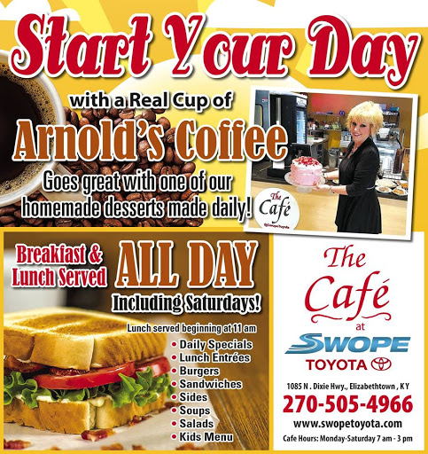 Cafe «The Cafe at Swope Toyota», reviews and photos, 1085 N Dixie Hwy a, Elizabethtown, KY 42701, USA