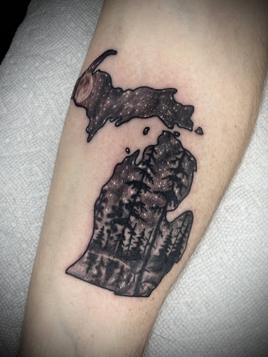 Explore barcelona tattoo ideas, creative tattoo ideas in Lakeview, available at Backwoods Tattoo Studio