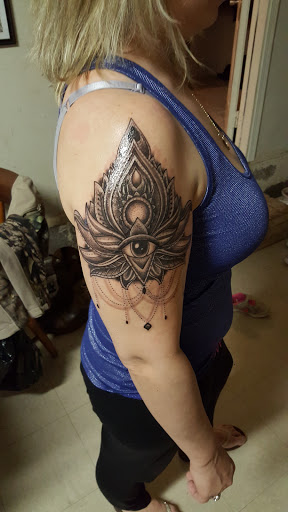 Explore forearm tattoo ideas men, creative tattoo ideas in Tulsa, available at Spaded and Jaded Tattoo