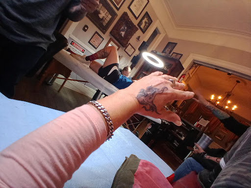 Explore digimon tattoo ideas, creative tattoo ideas in Savannah, available at REALISTIC TATTOOS BY FRANKIE LAMBOUGH