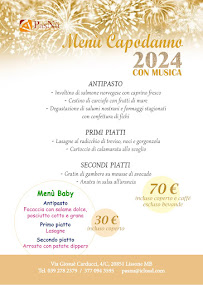 Carte du RISTORANTE PIZZERIA PASNU' à Lissone