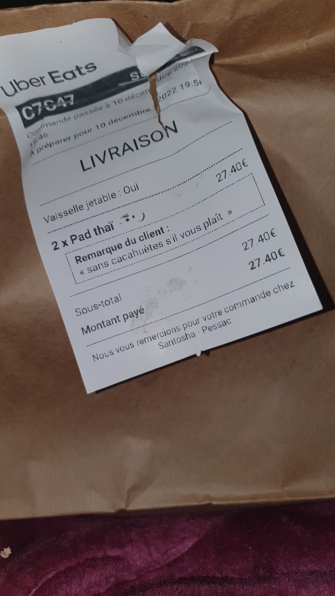 Photo n° 3 de l'avis de Sade.e fait le 10/12/2022 à 19:48