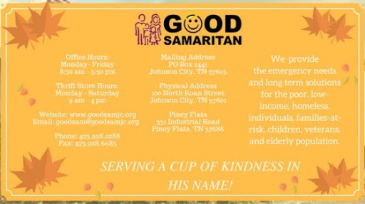 Good Samaritan Ministries Inc, 100 N Roan St, Johnson City, TN 37601, Non-Profit Organization