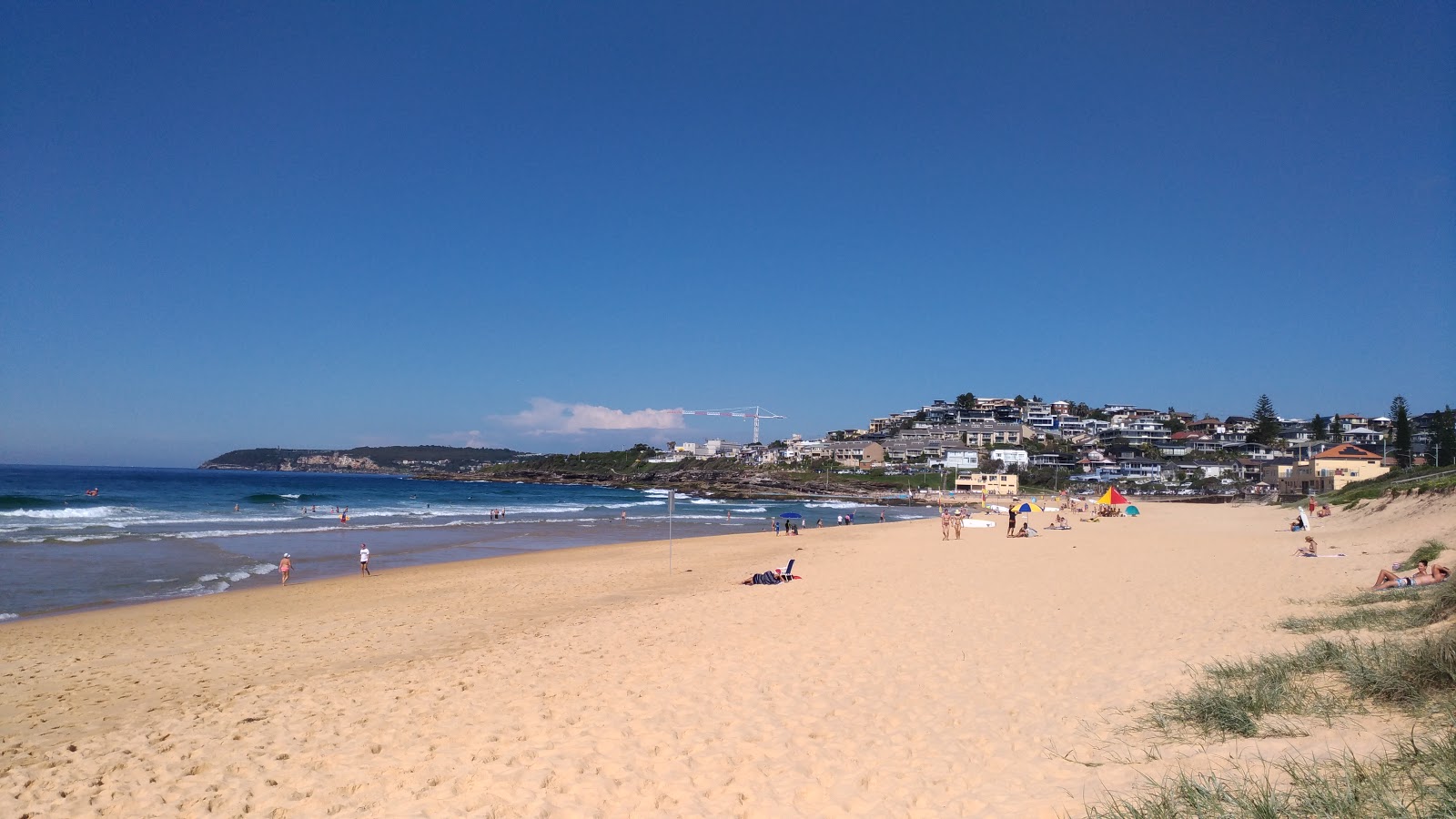 Foto von South Curl Curl Beach mit feiner beiger sand Oberfläche