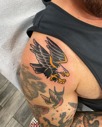Explore viking arm tattoo ideas, creative tattoo ideas in Jacksonville, available at American Tattoo Society of Jacksonville