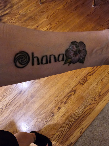 Explore rock n roll tattoo ideas, creative tattoo ideas in Lahaina, available at Sweet Trade Tattoo