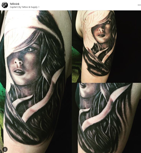 Explore pineapple tattoo ideas, creative tattoo ideas in Concord, available at Capital City Tattoo LLC