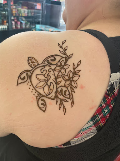 Explore skull hand tattoo ideas, creative tattoo ideas in South Padre Island, available at Peggys Temporary & Permanent Tattoos