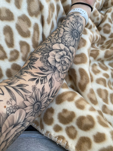 Explore black cover up tattoo ideas, creative tattoo ideas in Boise, available at Born Weird Walk in Tattoo and Piercing