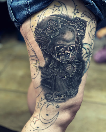 Explore invincible tattoo ideas, creative tattoo ideas in Baytown, available at Big Juniors Tattoos