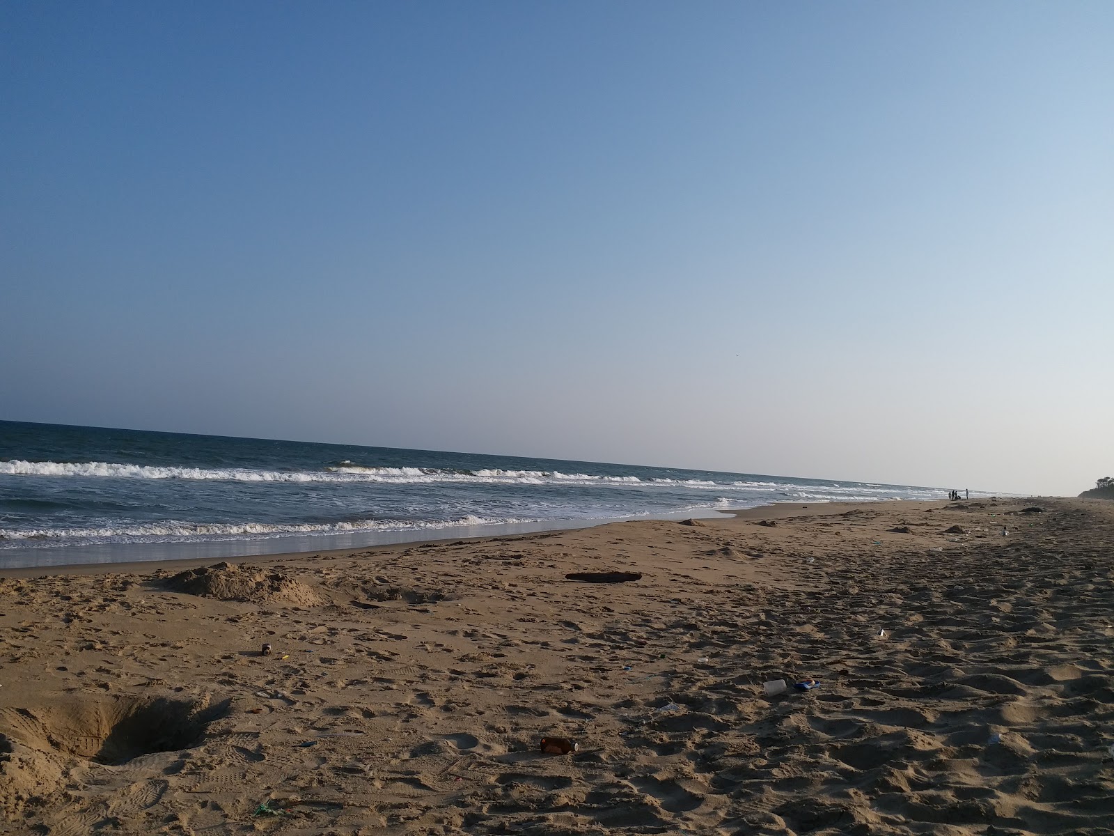 Valokuva Kanathur Beachista. - suosittu paikka rentoutumisen tuntijoille