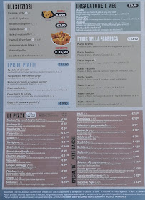 Fabbrica in Pedavena Lago di Levico à Levico Terme menu