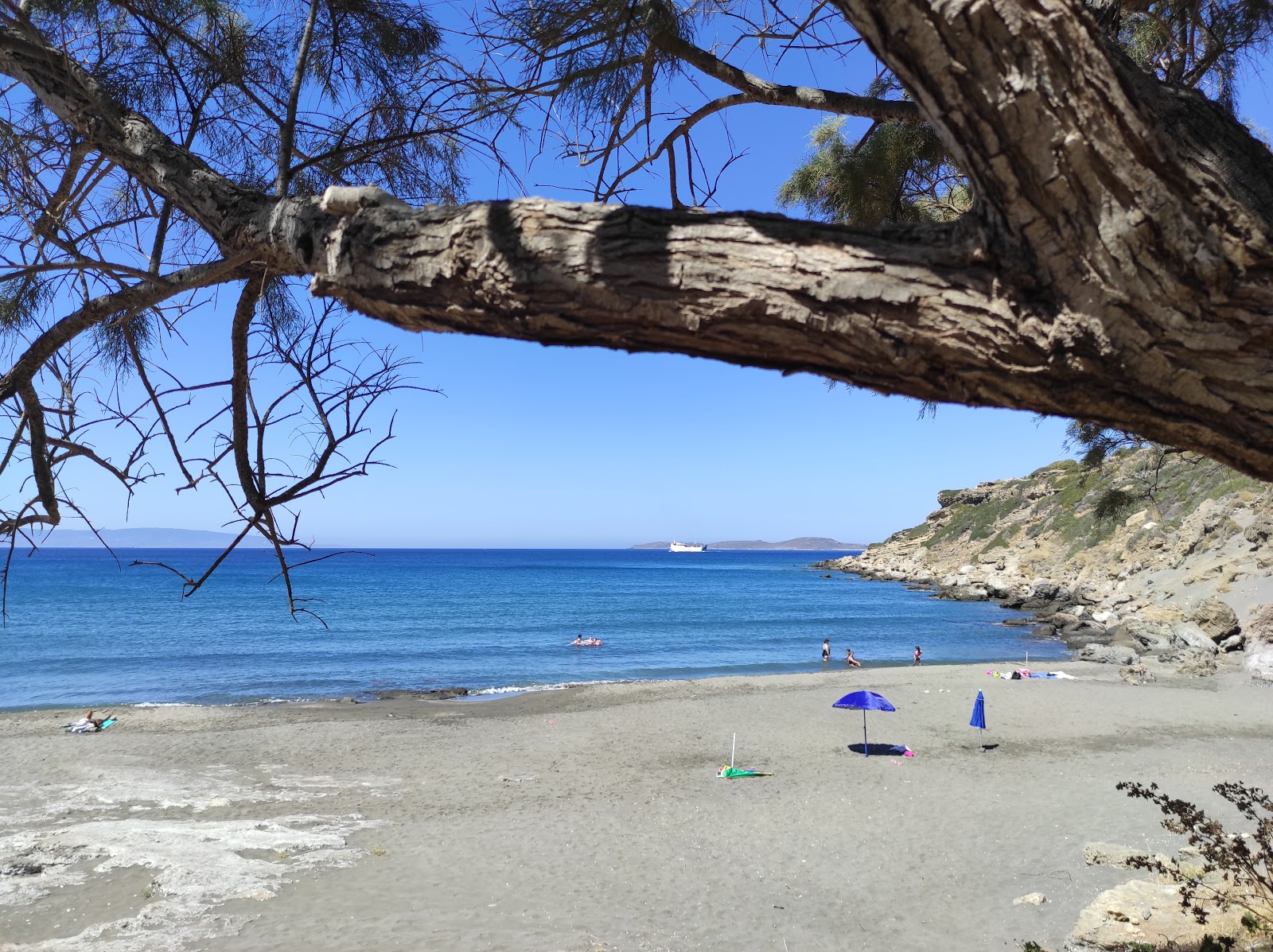 Photo de Amitsa beach avec un niveau de propreté de assez propre